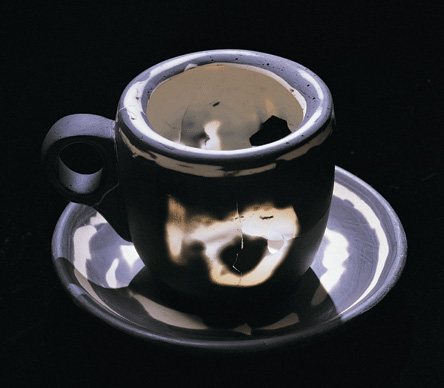 Betty\'s Cup, 1982, porcelain, 3.5 x 5 x 5 inches