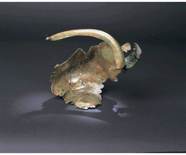 ...But Not Out, 1991, bronze, 5.5 x 6.5 x 5.5 inches