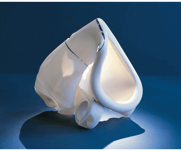 Eva\'s Enigma, 1998, porcelain, 6.25 x 5 x 6 inches