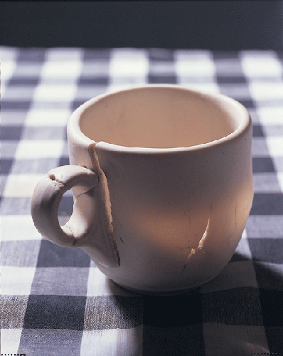 First Cup, 1977, porcelain, 3 x 4.75 x 3.25 inches
