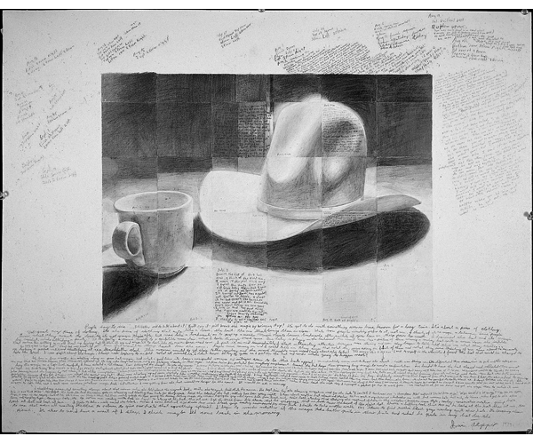 Hat Magic, 1978 - 1979, graphite on paper, 23 x 30 inches